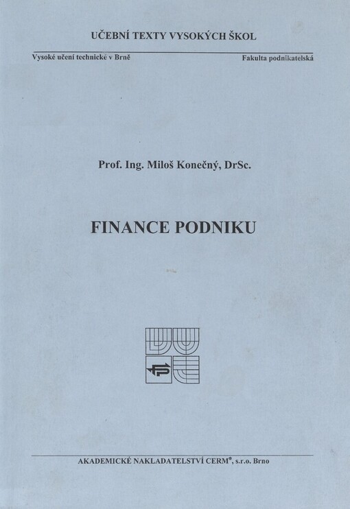 Finance podniku