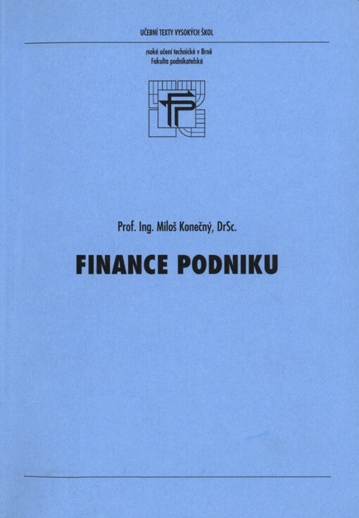 Finance podniku