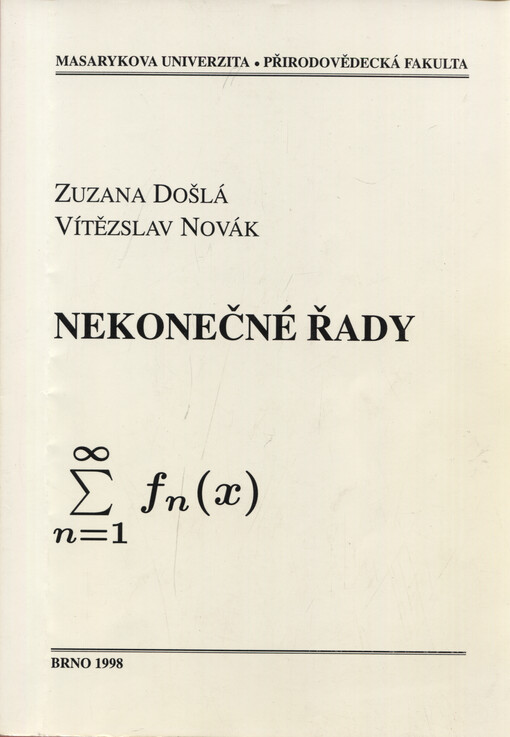 Nekonečné řady