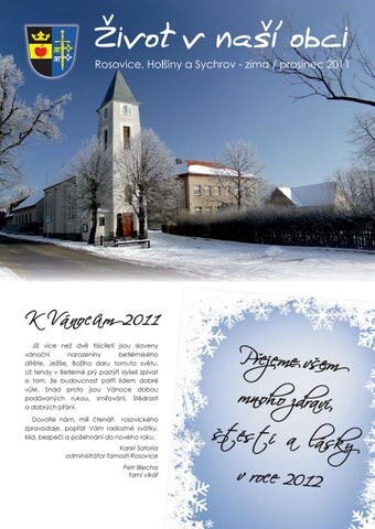 Život v naší obci : Rosovice, Holšiny a Sychrov