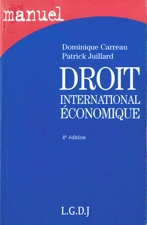 Droit international économique