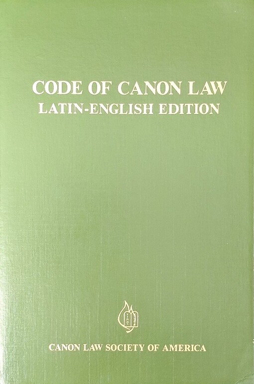 Code of Canon Law: Latin-English Edition