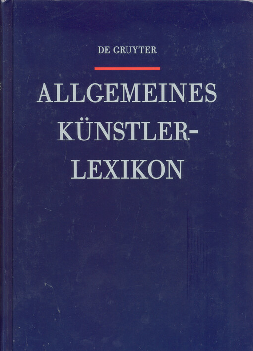 Allgemeines Künstlerlexikon : die Bildenden Künstler aller Zeiten und Völker. Band 116, Wéry - Wittmann