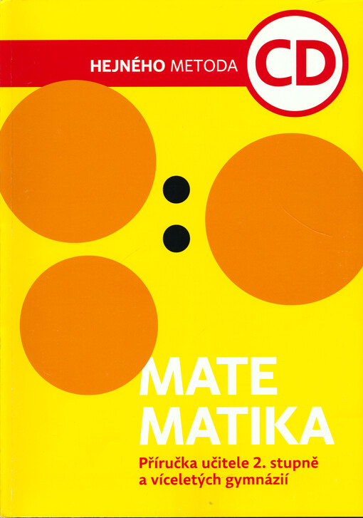 Matematika : CD : příručka učitele