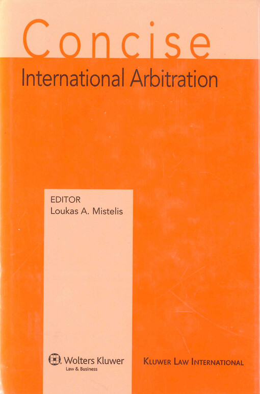 Concise international arbitration