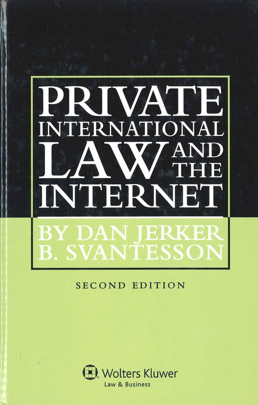 Private international law and the internet