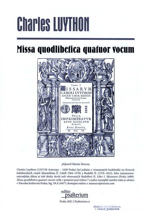 Missa quodlibetica quatuor vocum