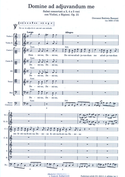 Domine ad adjuvandum me