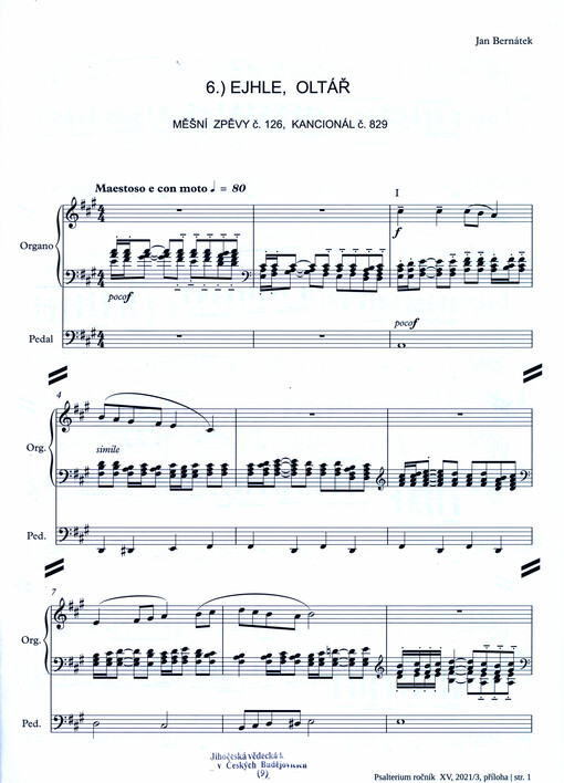 Ejhle, oltář : mešní zpěvy