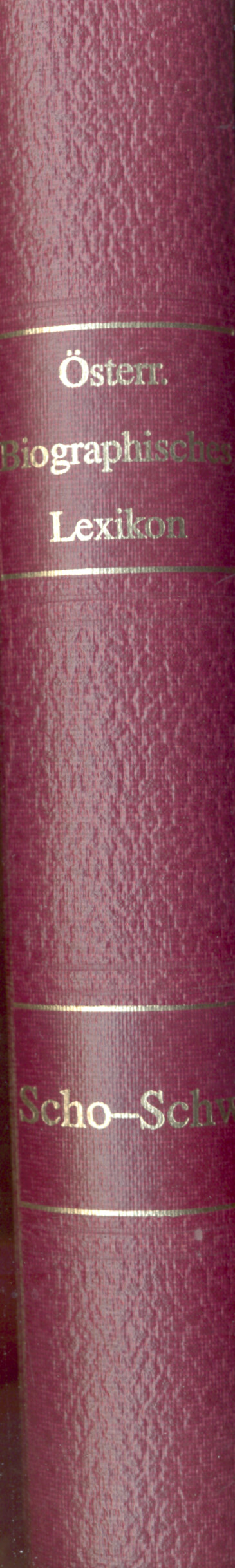 Österreichisches biographisches lexikon 1815-1950. XI. Band, Schoblik Friedrich - (Schwarz) Ludwig Franz