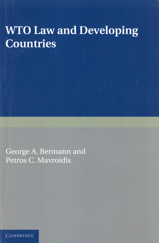 WTO law and developing countries