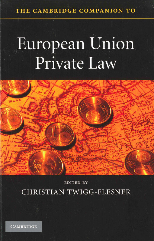 The Cambridge companion to European Union private law