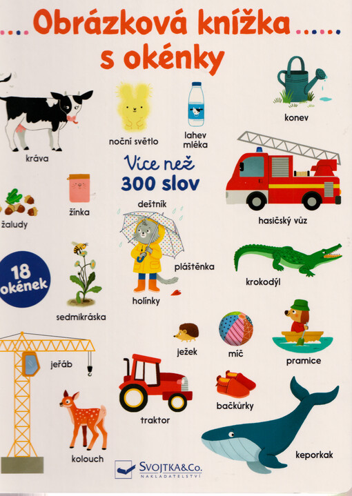 Obrázková knížka s okénky : více než 300 slov