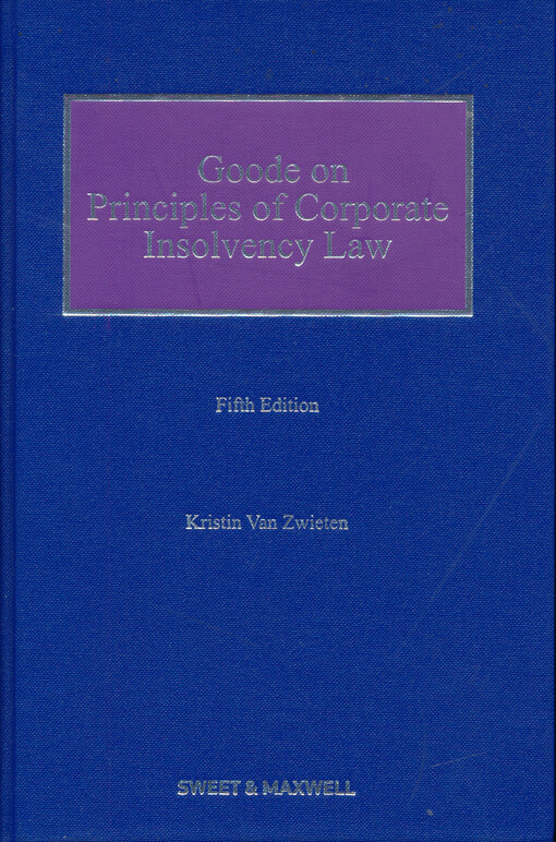 Goode on principles of corporate insolvency law