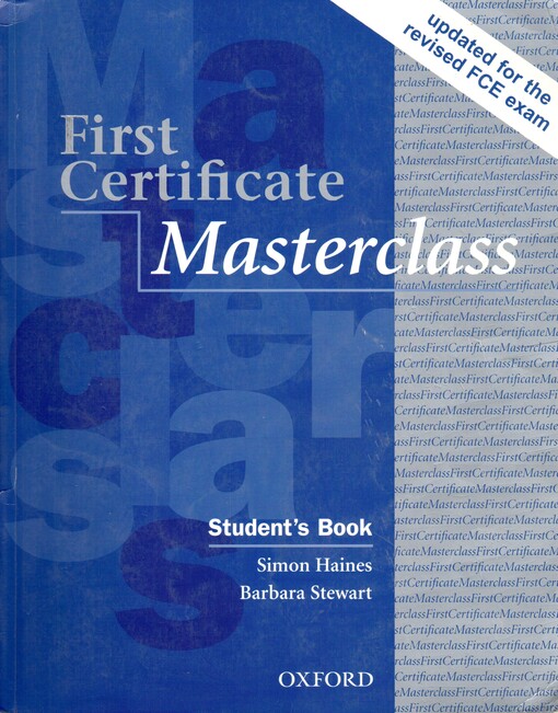 First certificate masterclass. Student's book