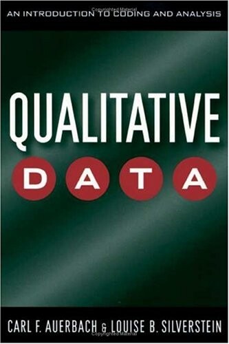 Qualitative Data: An Introduction to Coding and Analysis (Qualitative Studies in Psychology)
