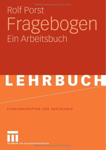 Fragebogen. Ein Arbeitsbuch