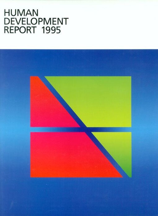 Human development report 1995