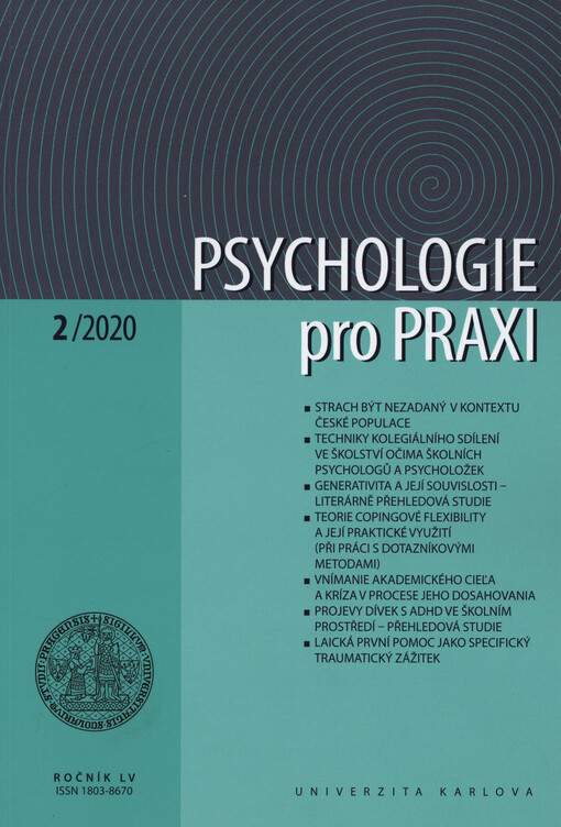 Psychologie pro praxi