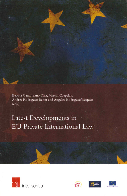 Latest developments in EU private international law