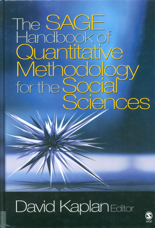 The Sage handbook of quantitative methodology for the social sciences