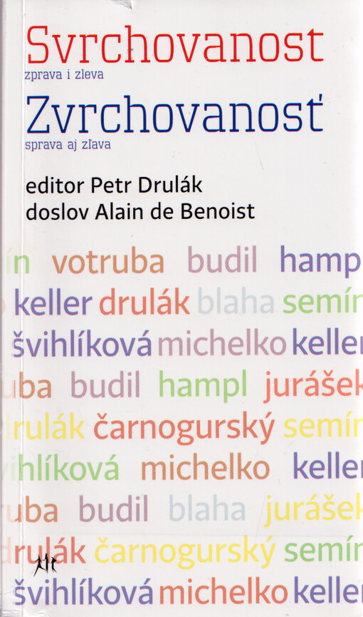 Svrchovanost : zprava i zleva = Zvrchovanosť : sprava aj zľava