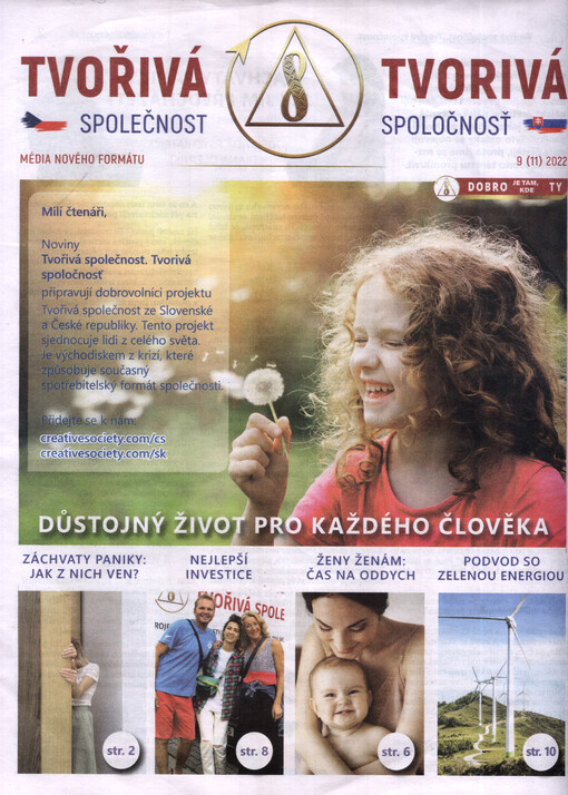 Tvořivá společnost = Tvorivá spoločnosť : média nového formátu