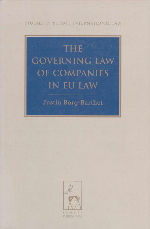 The governing law of companies in EU law