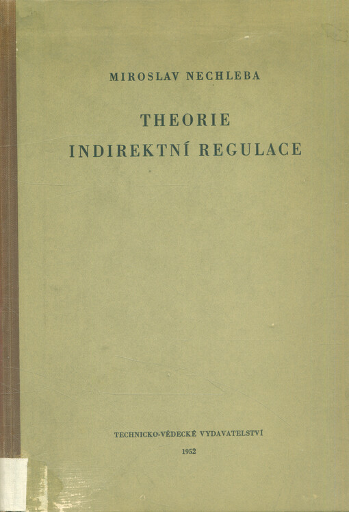 Theorie indirektní regulace rychlosti