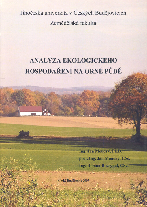 Analýza ekologického hospodaření na orné půdě