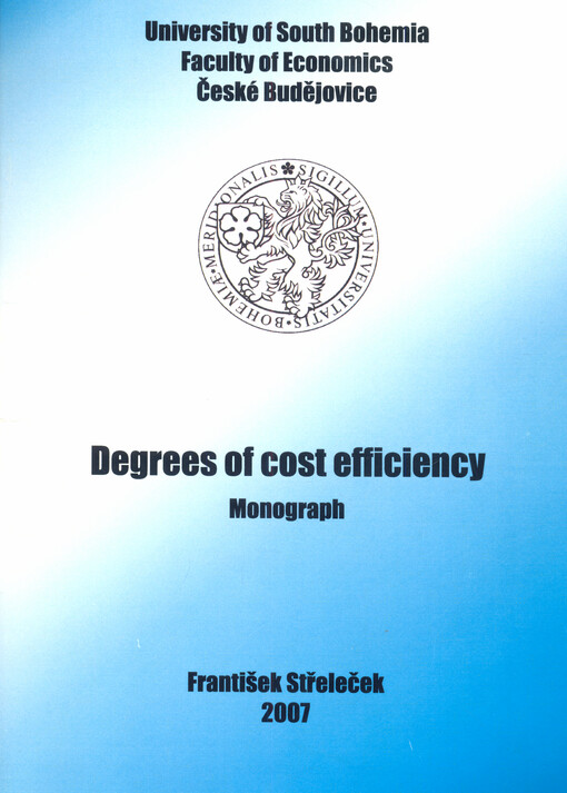 Degrees of cost efficiency : monograph