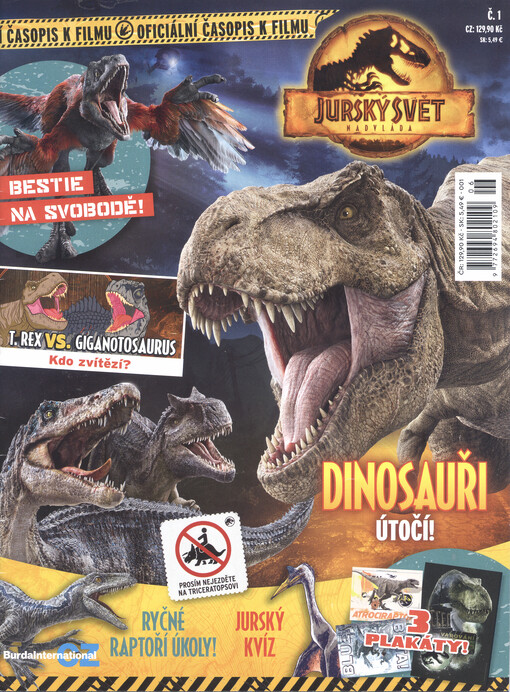 Jurský svět - nadvláda : oficiální časopis k filmu