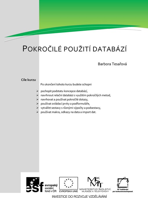 Pokročilé použití databází
