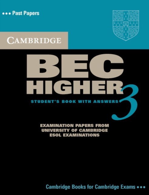 Cambridge BEC 3 Higher Self-Study Pack (SB with ans + A-CD)
