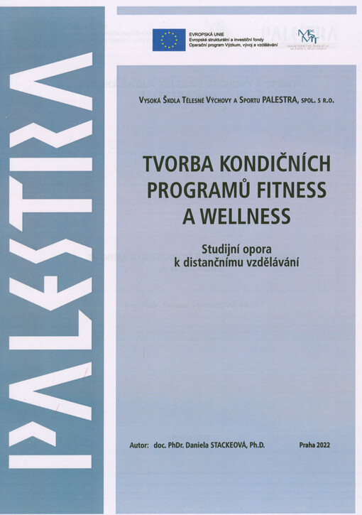 Tvorba kondičních programů fitness a wellness