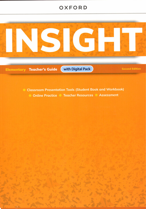 Insight : elementary. Teacher's guide with digital pack