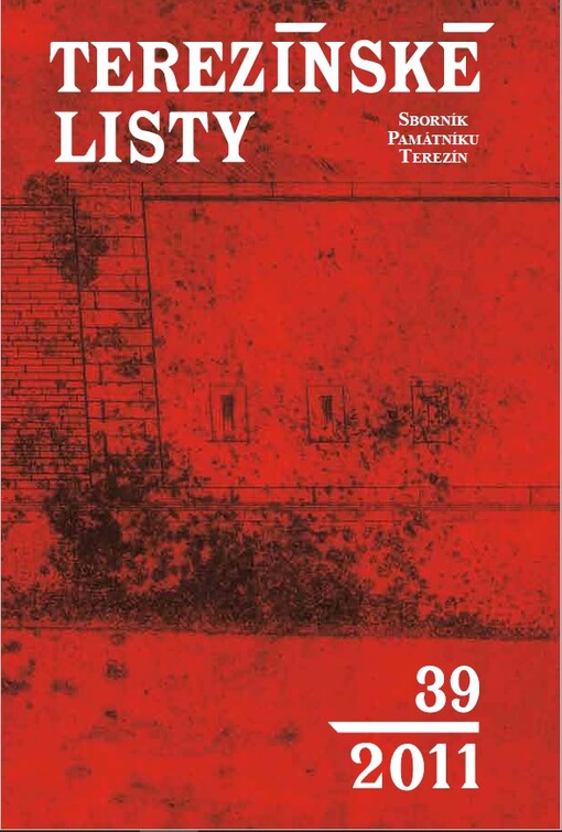Terezínské listy, Sborník Památníku Terezín 39/2011