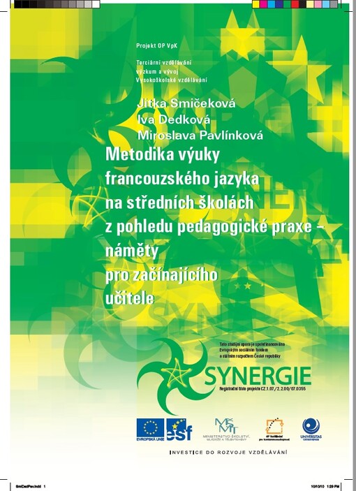 Metodika výuky francouzského jazyka na středních školách z pohledu pedagogické praxe : náměty pro začínajícího učitele