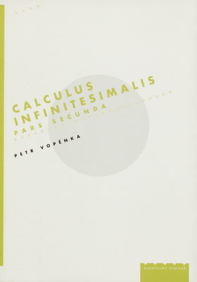 Calculus infinitesimalis. Pars secunda, Integrál reálné funkce jedné proměnné