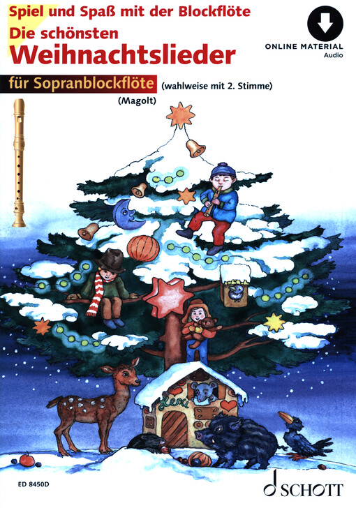 Die schönsten Weihnachtslieder für Sopranblockflüte