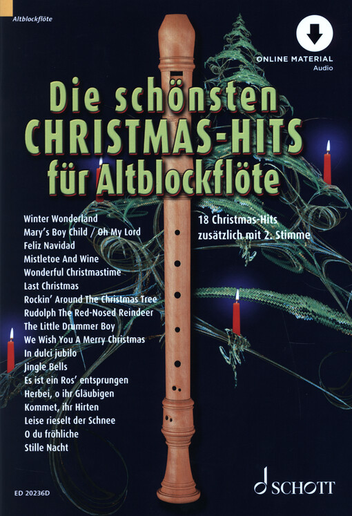 Die schönsten Christmas-Hits für Altblockflöte