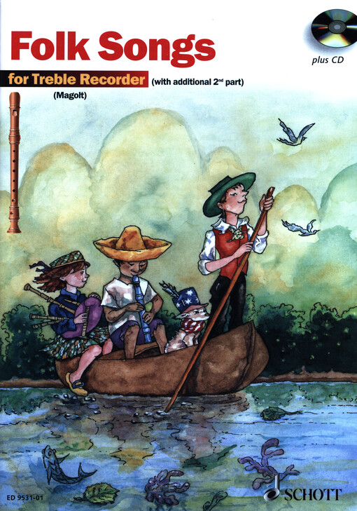 Die schönsten Folksongs für Altblockflöte