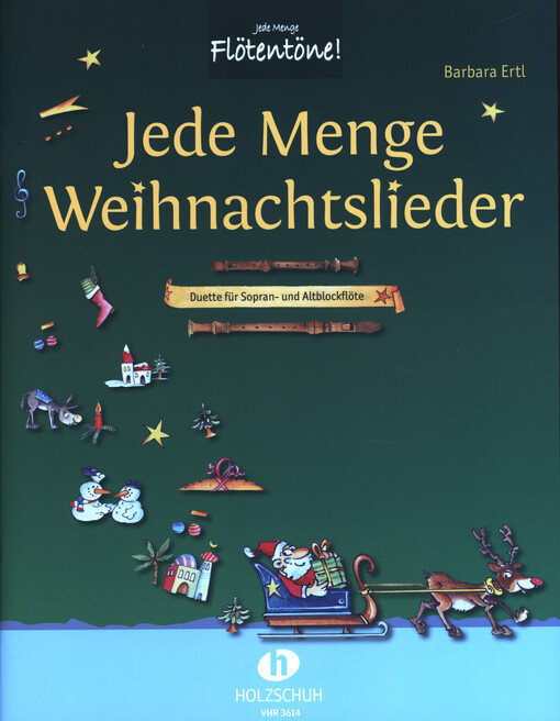 Jede Menge Weihnachtslieder : Duette für Sopran- und Altblockflöte