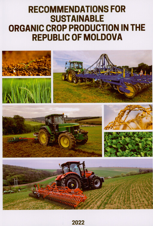 Recommendations for sustainable organic crop production in the Republic Moldova