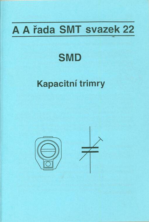 SMD. Kapacitní trimry