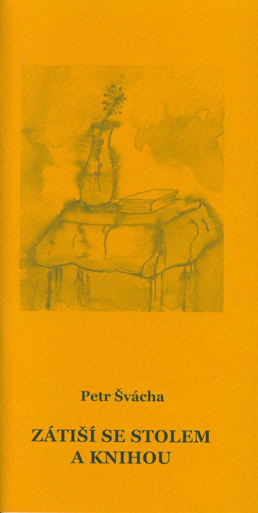 Zátiší se stolem a knihou