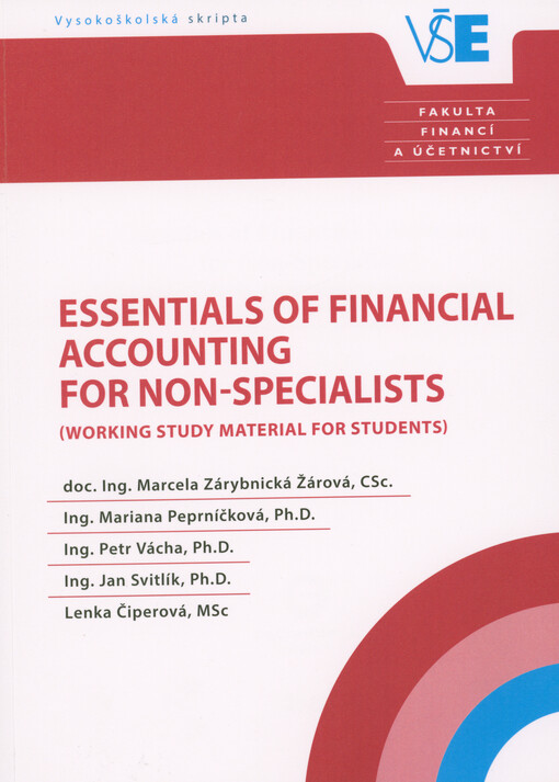 Essentials for financial accounting for non-specialists : (working study material for students)