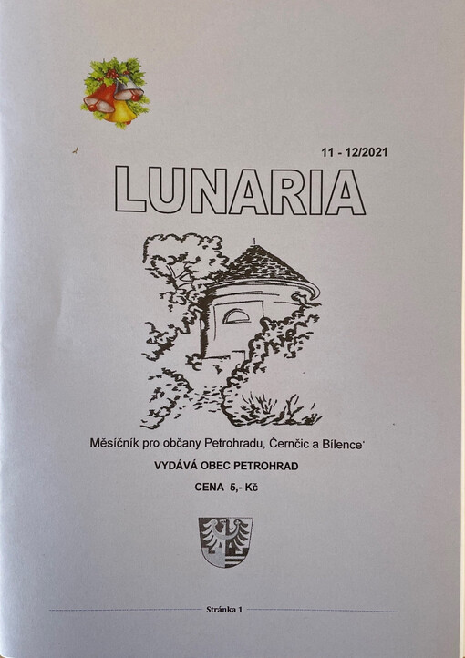 Lunaria : měsíčník pro občany Petrohradu, Černčic a Bílence