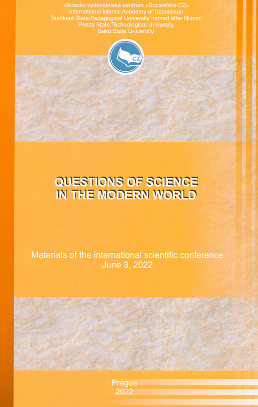 Questions of science in the modern world : materials of the international scientific conference on June 3, 2022