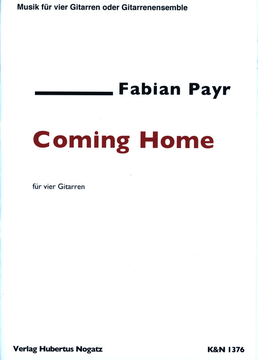 Coming home für vier Gitarren